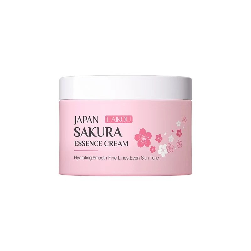 LAIKOU Cherry Blossom Extract essence face cream Moisturizing Cream Lighten Wrinkles and Brighten Skin face cream Skin Care