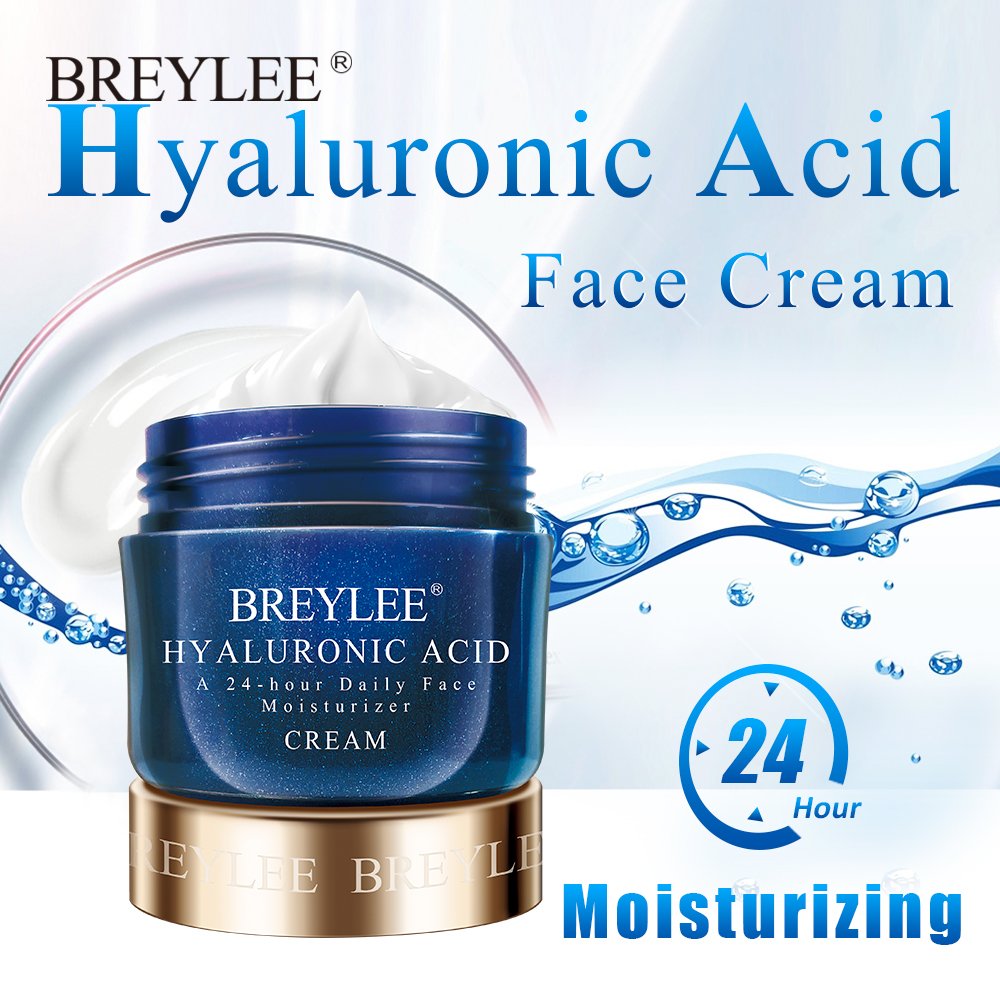 BREYLEE Hydrating face moisturizer hyaluronic acid reparative face cream 
