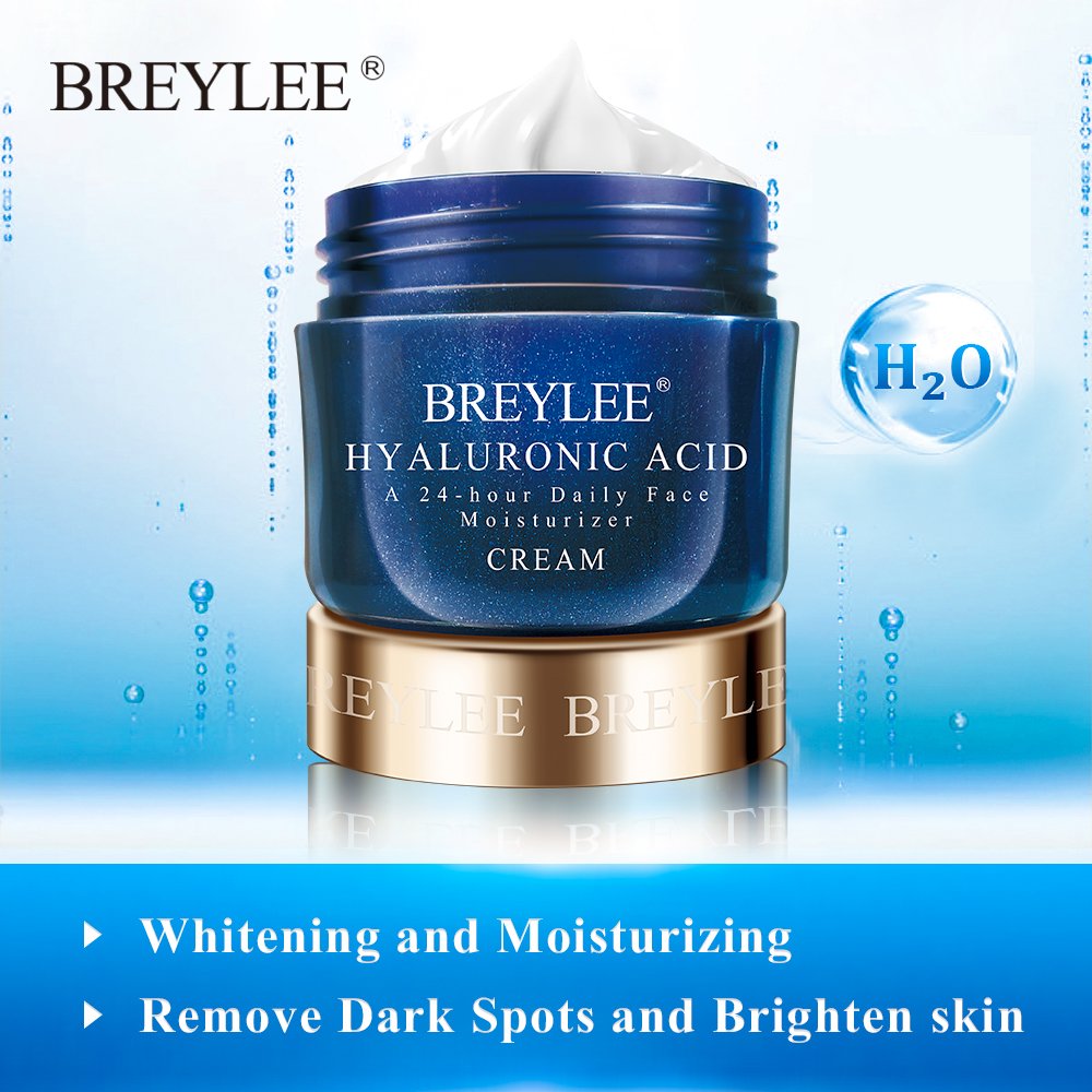 BREYLEE Hydrating face moisturizer hyaluronic acid reparative face cream 