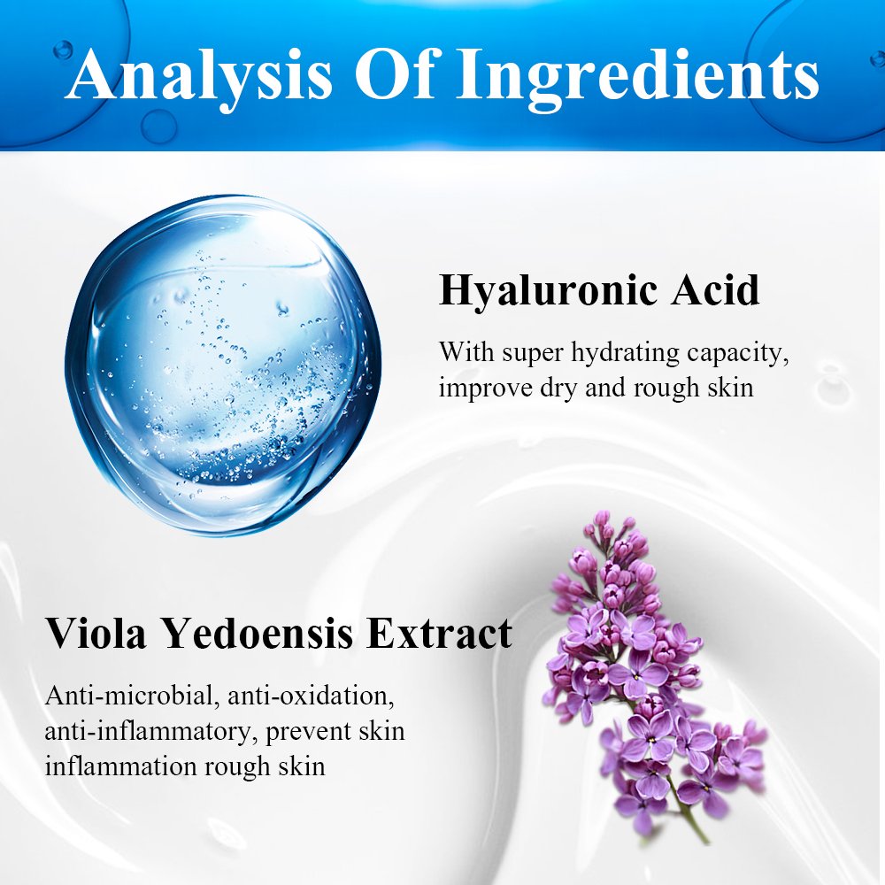 BREYLEE Hydrating face moisturizer hyaluronic acid reparative face cream 