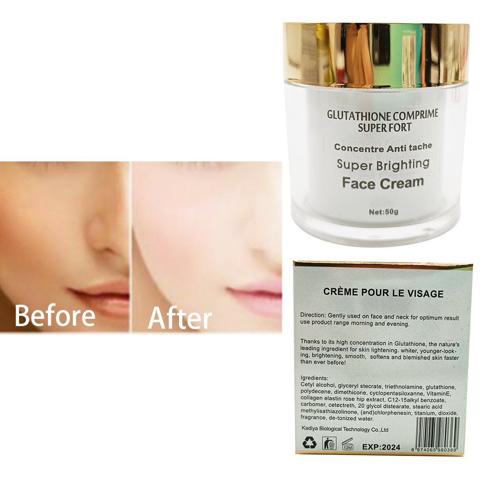 Natural Organic The Hot Sale Whitening Skincare Product With Collagen Face Cream 50g For Black Skin