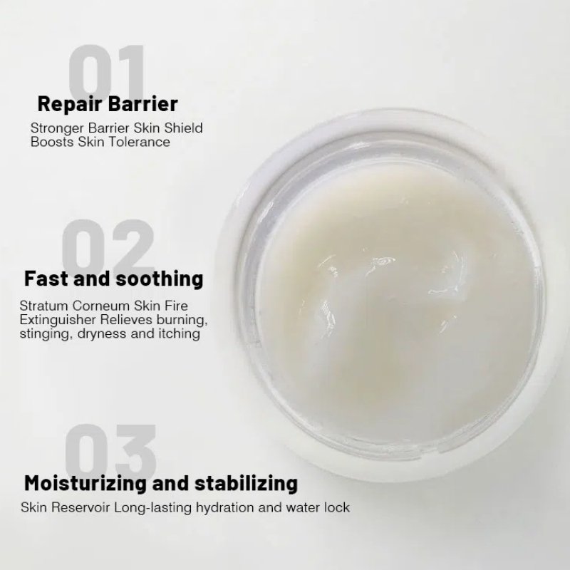OEM Ceramide Mussel Soft Cream Repair Soothe Sensitive And Redness Skin Anti-oxidant Squaline Mussel Protein Repair Face Cream