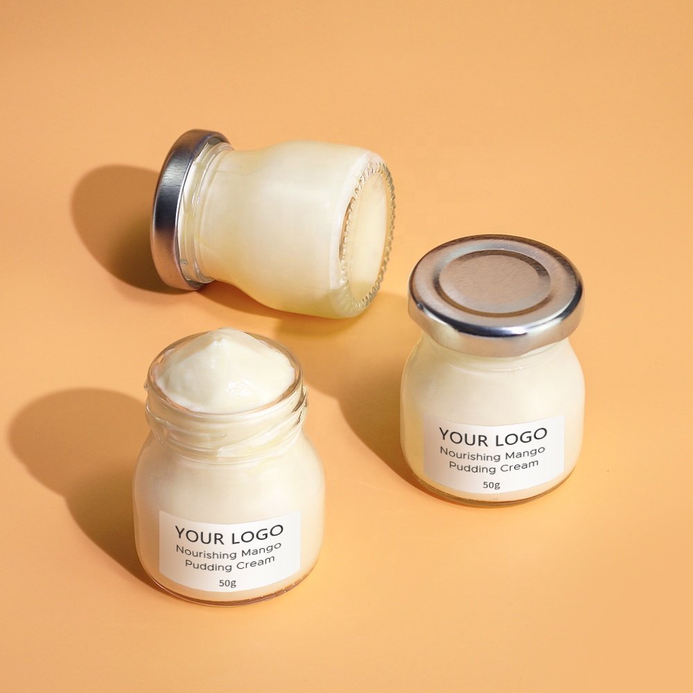 Private Label Hydrating Moisturizer Antiaging Smooth Nourishing Mango Pudding Face Cream & Lotion