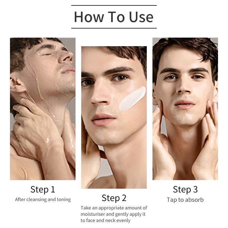 Halal Men Facial Moisturizer Face Cream Skin Care Moisturizing Hemp Cream Retinol Wrinkle Organic Face Cream For Dark Spots