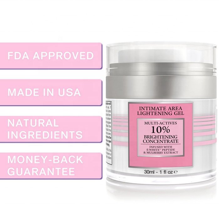 OEM/ODM Intimate Whitening Cream Gel For Body, Face, Bikini and Sensitive Areas