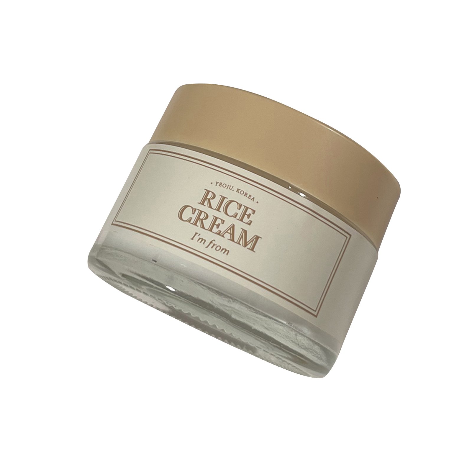 Korean Skin Whitening Rice Cream 41% Rice Bran Anti Aging Dark Spots Moisturizing Face Cream 50g