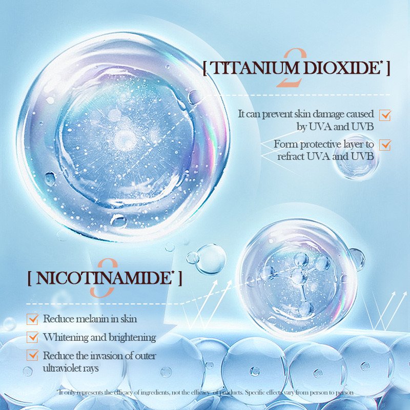 Organic Summer Whitening Cream SPF 50 Anti-Aging Oil Control Moisturizing Sunblock for Face and Body Skin Wholesale