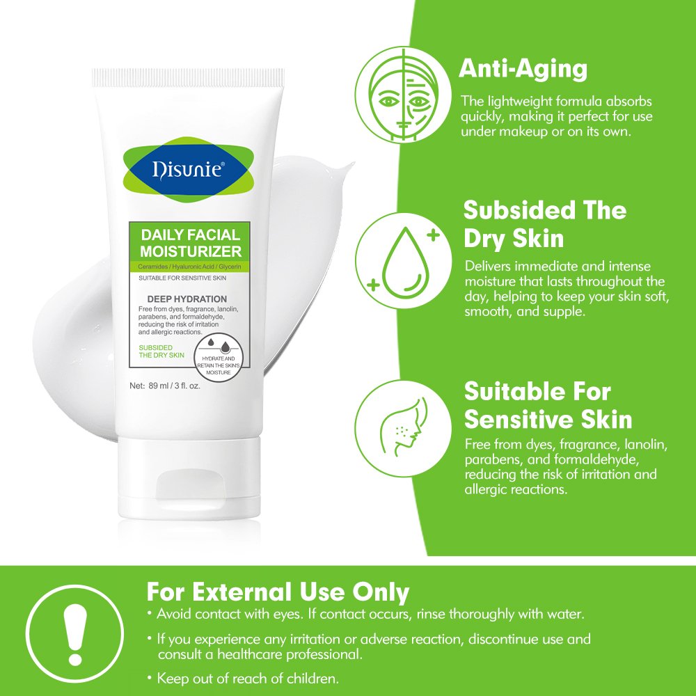 Face High Moisturizer Cream Facial Moisturizer Hydrating Face Cream With Squalane And Ceramide For Dry Sensitive Skin Care