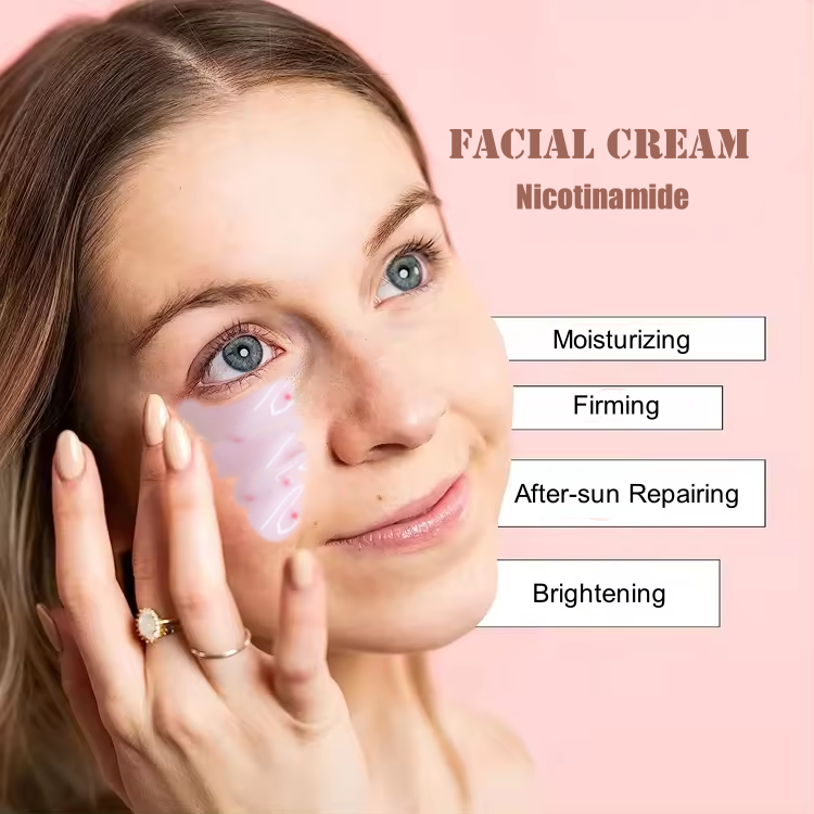 Niacinamide Facial Cream Moisturizing Nourishing, Repairing Brightening Skin Staying Up Late Night Face Cream