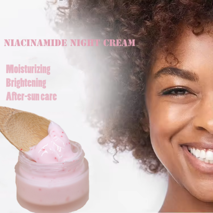 Niacinamide Facial Cream Moisturizing Nourishing, Repairing Brightening Skin Staying Up Late Night Face Cream