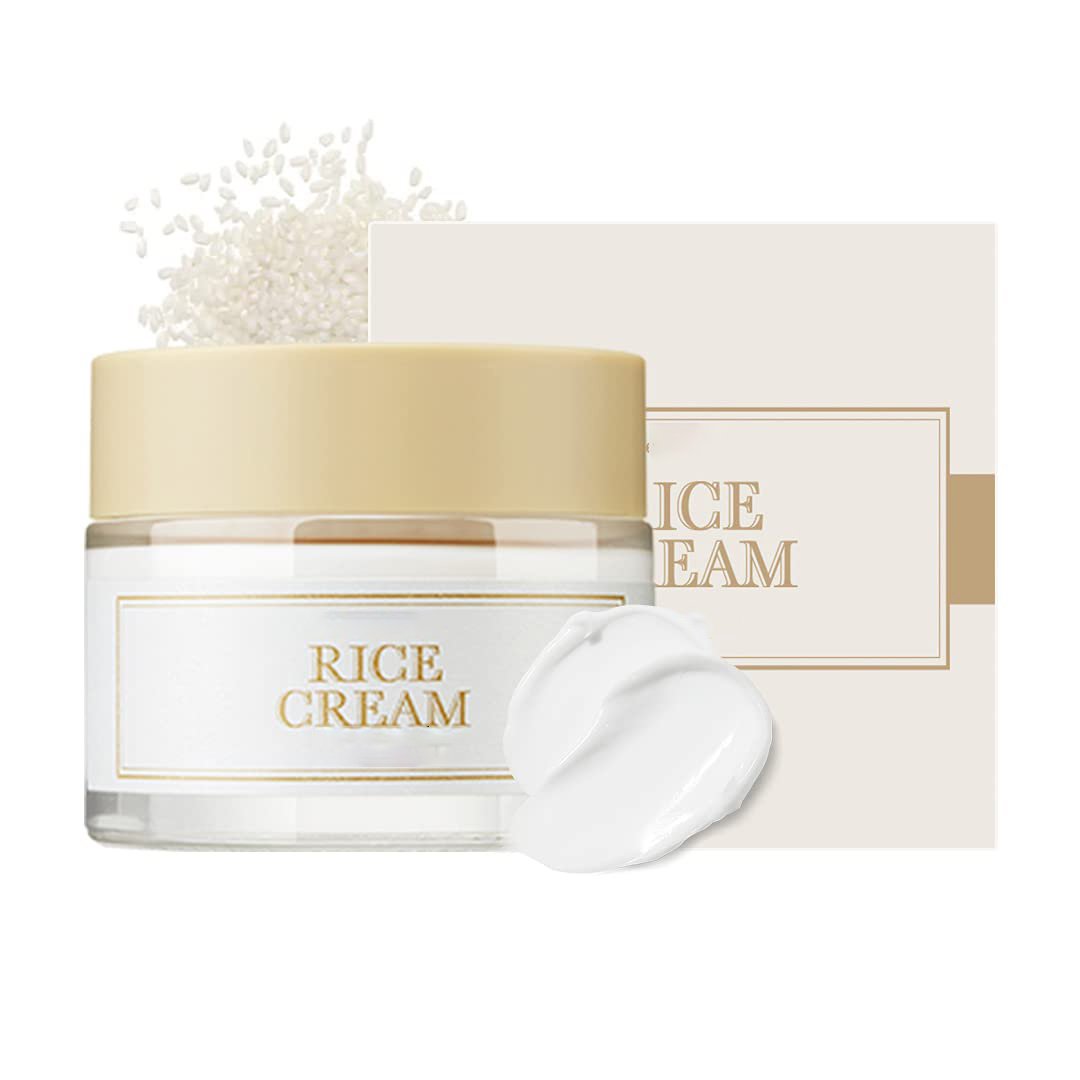 Soothing Dryness Sensitive Skin Barrier Nourishing Brightening Repair Anti-Aging Rice Moisturizing Face Cream