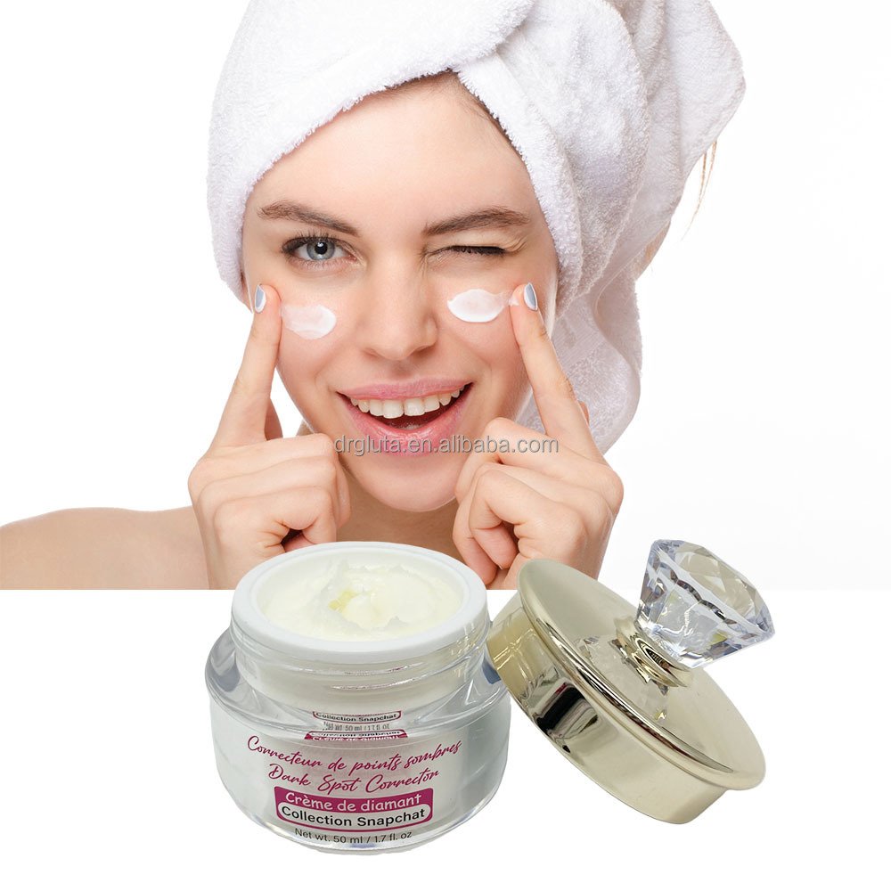Gluta Master Diamond Glow Dark Spot Corrector Face Cream with Glutathion Super Lightening Black Skin Shine Beauty Cream