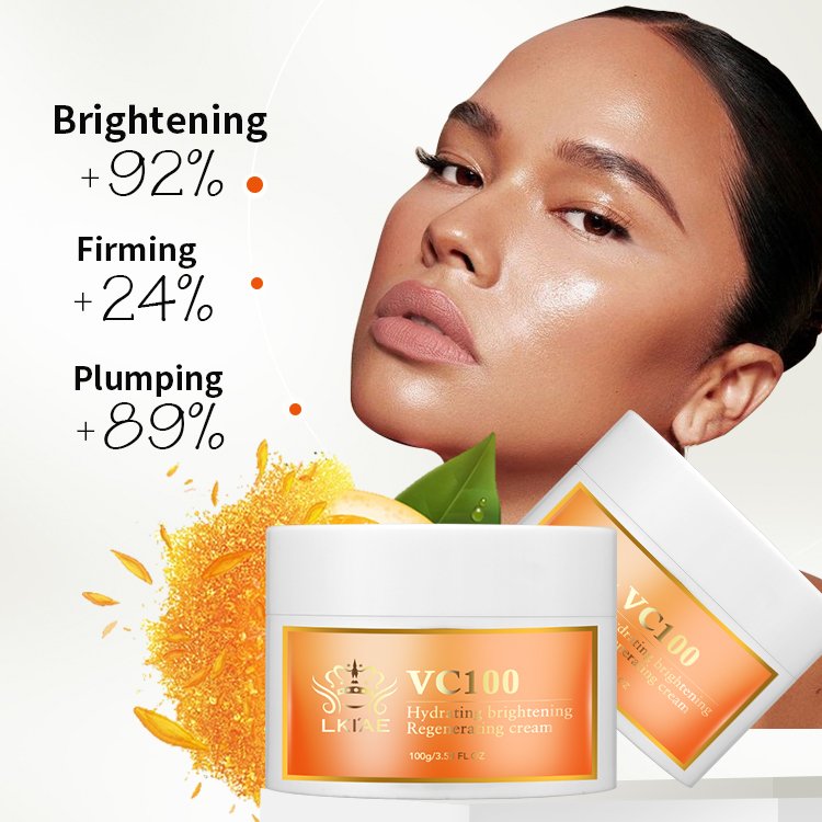 LKIAE Best Sellers Product Natural Aloe Vera Vitamin C Hydrating Remove Wrinkles Anti-Aging Brightening Face Cream Supplier