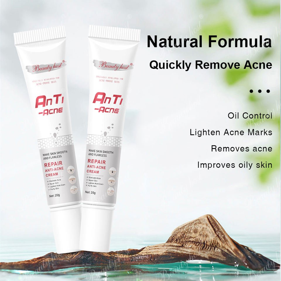 Skin Care Anti Acne Face Cream Natural Organic Private Label Most Effective Pimple Acne Removal Deep Repairing Face Cream