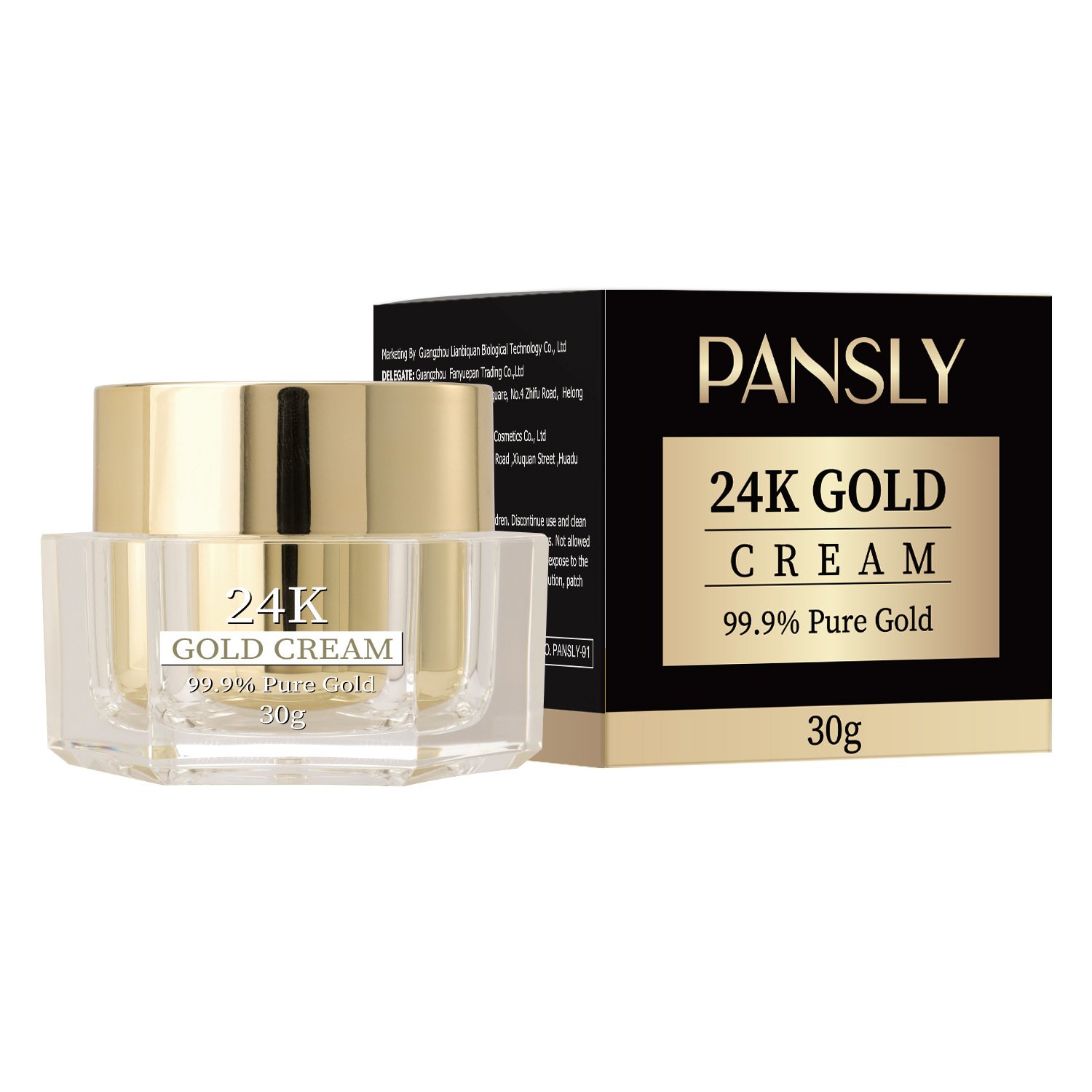 24K Gold Repairing Face Cream Firming And Relaxing Skin Lightening Fine Lines Cosmetics Beauty Moisturizing Face Cream