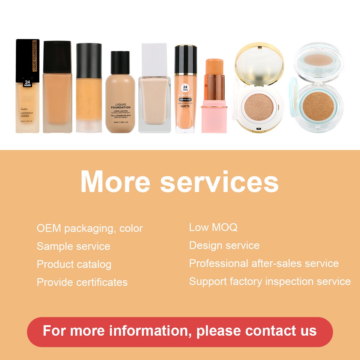 long lasting high quality make up cream private label full coverage waterproof and matte makeup liquid foundation