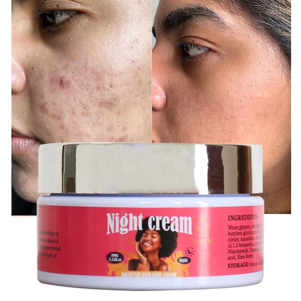 High quality 7 days whitening night cream Reducing wrinkles anti aging whitening brightening face skin whitening night cream
