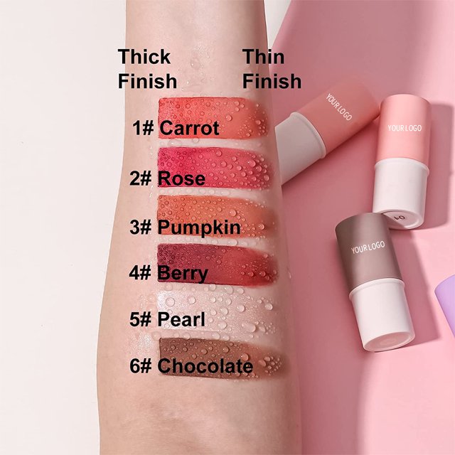 Creat Your Own Logo Waterproof Blush Makeup Pink Blusher Highlighter Contour Cream Blush Private Label Blush Stick