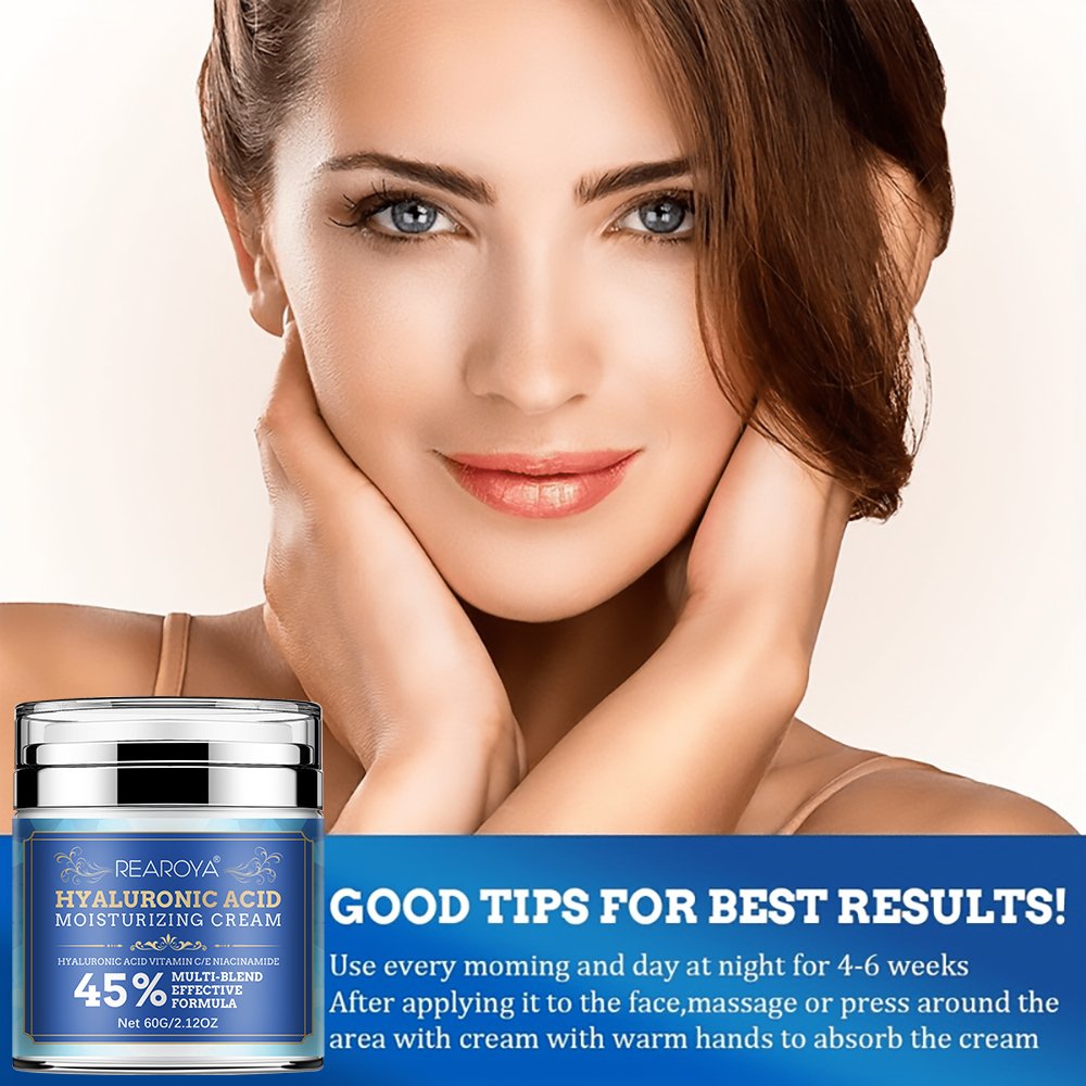 Private label hyaluronic acid moisturizing face cream long-term facial moisturizing cream