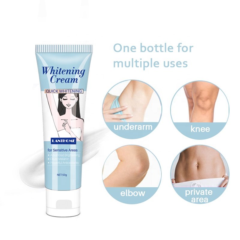 50g Hydrating Remove Melanin Leg Back Armpit Whitening Cream Bleaching Sensitive Areas Skin Whitening Face Cream