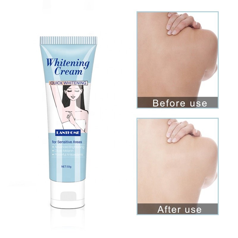 50g Hydrating Remove Melanin Leg Back Armpit Whitening Cream Bleaching Sensitive Areas Skin Whitening Face Cream