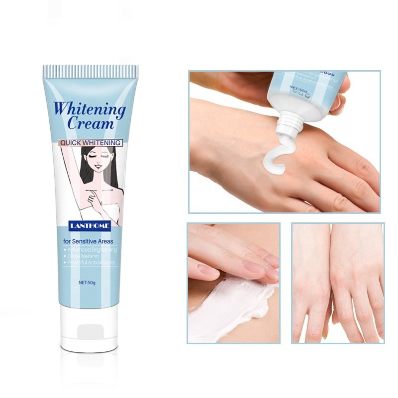 50g Hydrating Remove Melanin Leg Back Armpit Whitening Cream Bleaching Sensitive Areas Skin Whitening Face Cream
