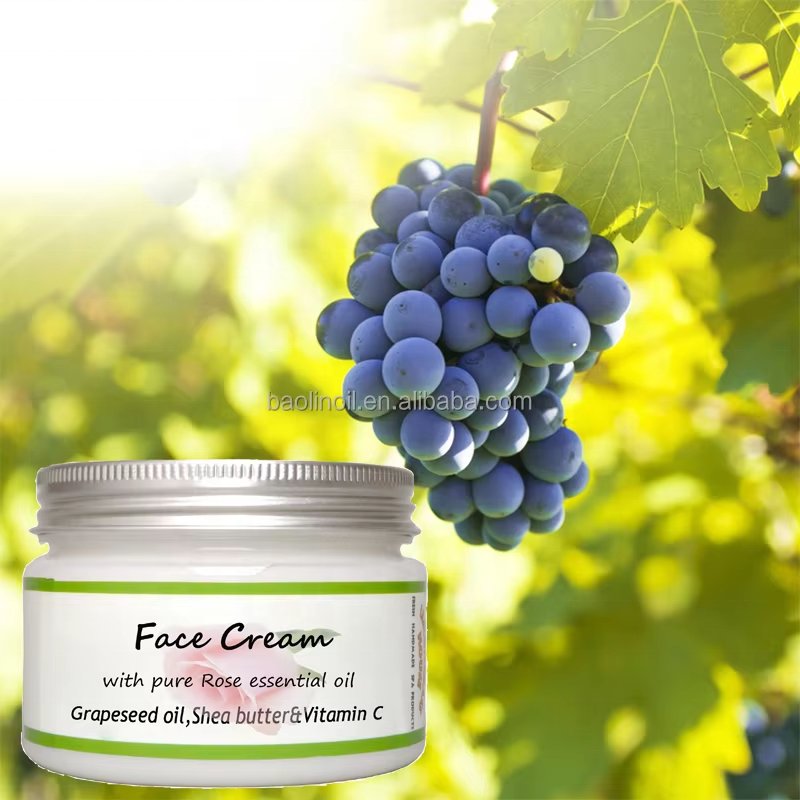 Private Label High Appearance Level Fruit And Vegetable Face Cream Moisturize Compact Skin Whitening Face Cream