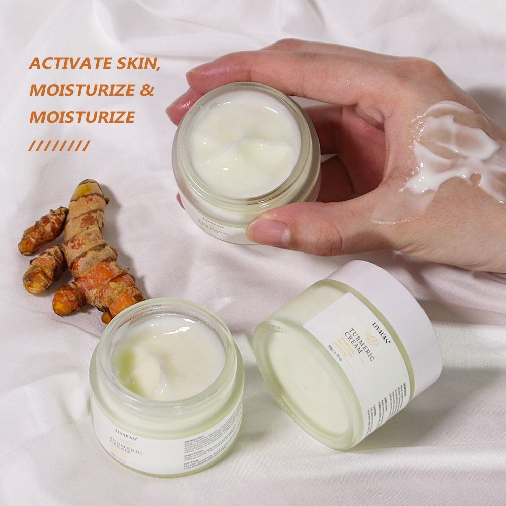 Facial Acne Treatment Lotion Skin Brightening Lightening Dark Spot Remover Turmeric Face Cream