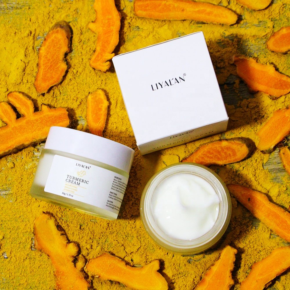 Facial Acne Treatment Lotion Skin Brightening Lightening Dark Spot Remover Turmeric Face Cream