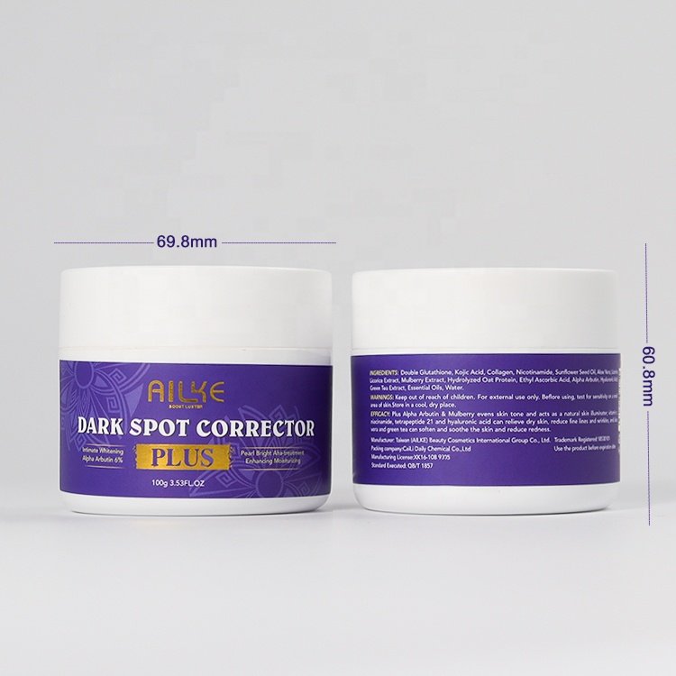 Ailke Organic High Quality Black Spot Remover Night Glowing Best Body Beauty Face Anti-Aging Cream For Fair Skin