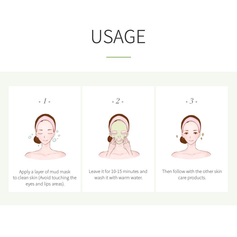 LAIKOU 5g MATCHA Mud Cream Deep Cleansing Soothing Oil Control Oil-control Pore Cleansing Skin Care Remove Acne