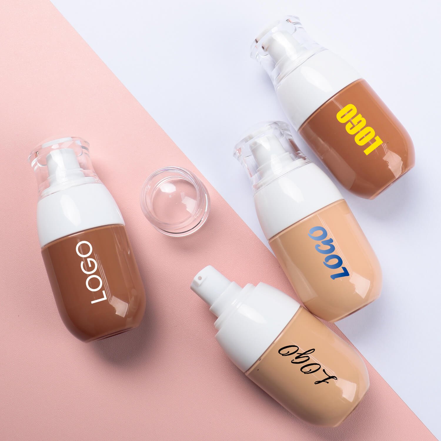 24 Hour Wear Make Up Foundation High Quality for all Skin Custom Full coverage foundation base foundation makeup