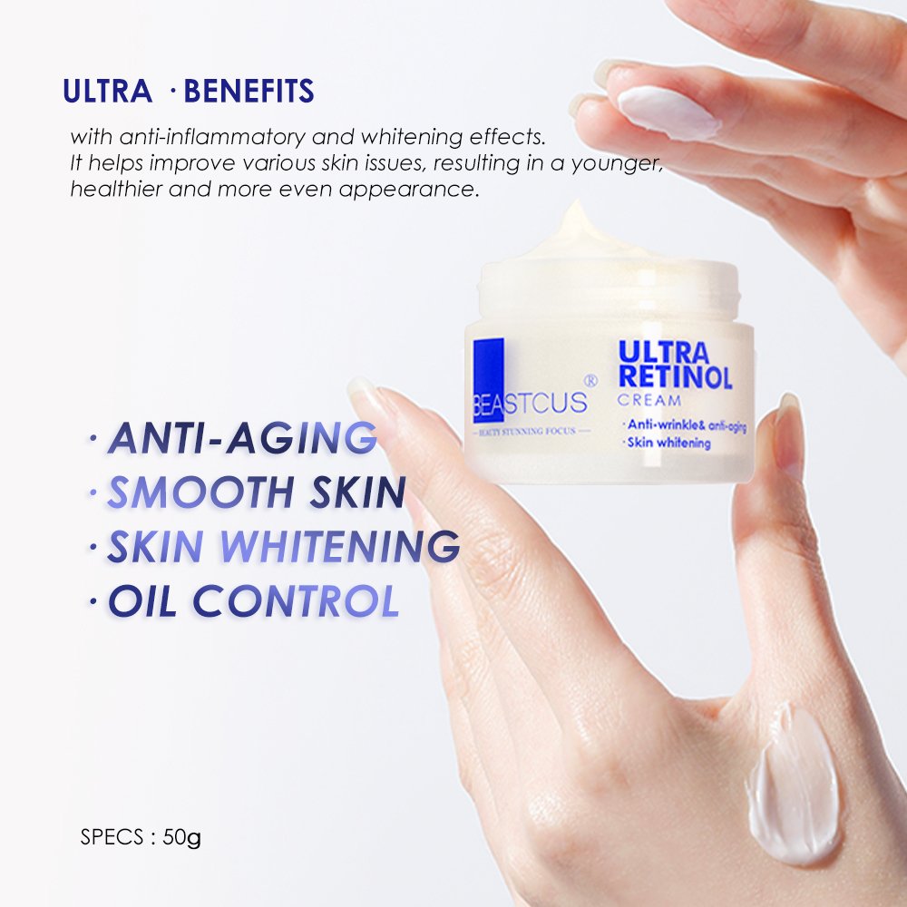 Private Label Face Beauty SkinCare Day Anti-Wrinkle Anti-Aging Lifting Firming Collagen Facial Retinol Moisturizing Cream