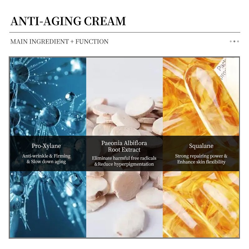 OEM/ODM Private Label Best Anti-aging Firming Lines Tightening Skin Face Care Anti-aging Cream