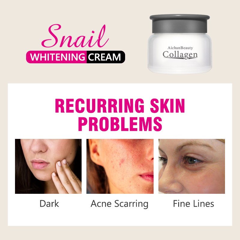 Best Snail Collagen Face Cream For Fair Skin Whitening Beauty Face Cream For Men Women Glowing Skin In Saudi Arabia Facial Care