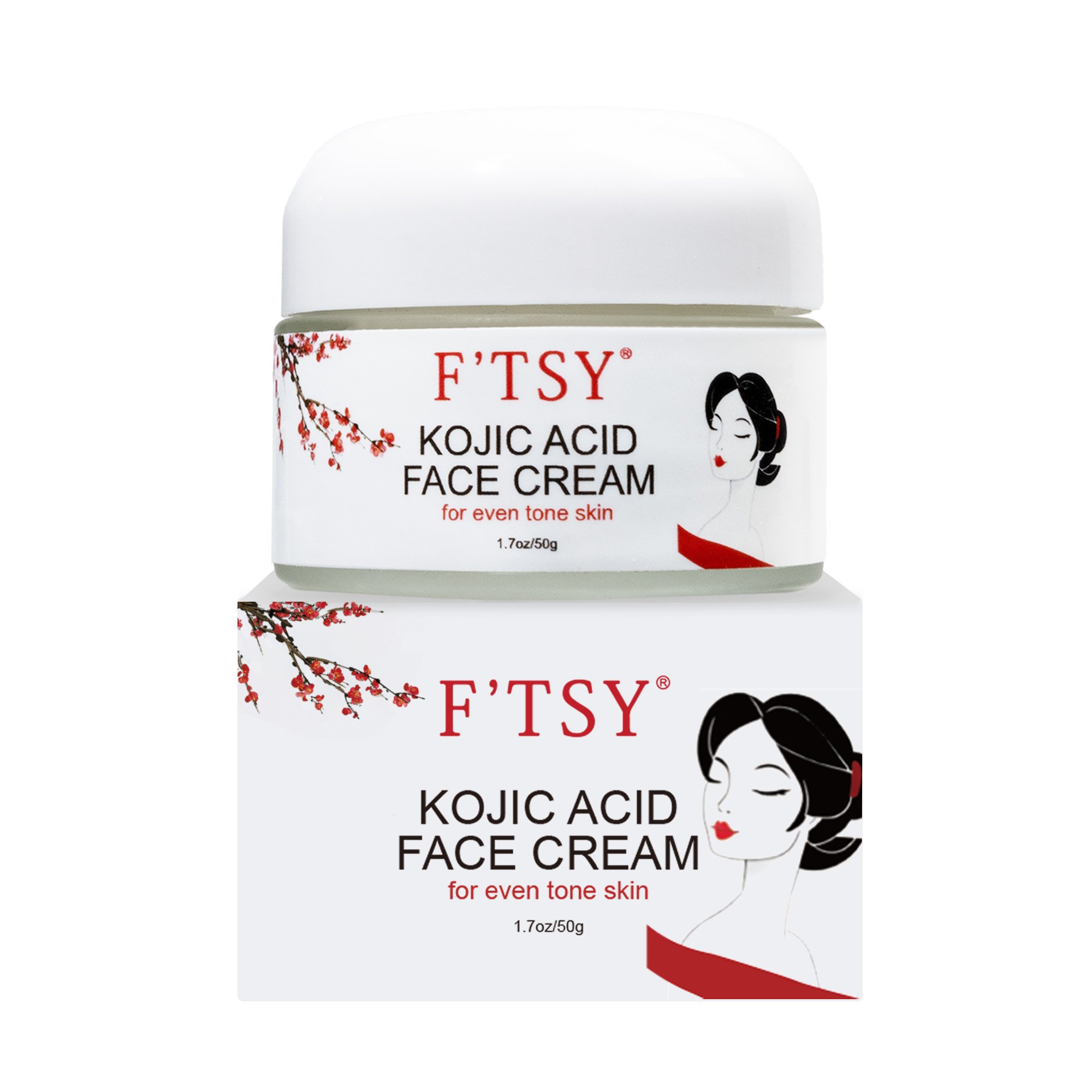 New OEM Face Cream Kojic Acid Full Body Cream Moisturizing Repairing Lightening and Fast Whitening Cream