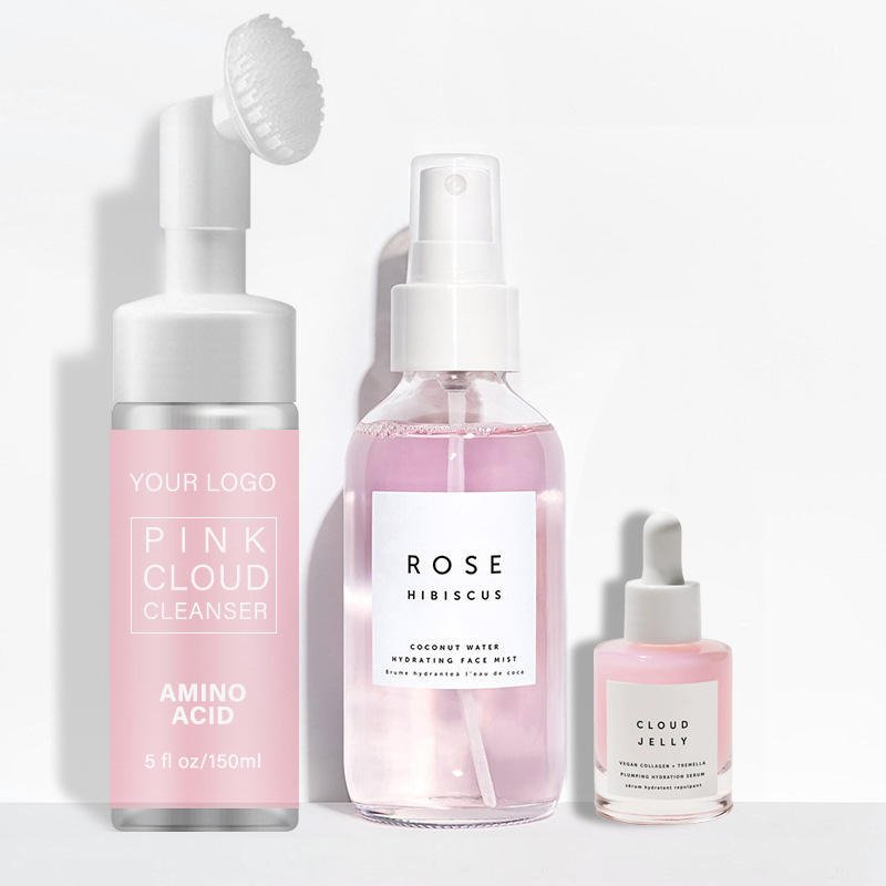 BLIW Private Label Custom Logo Whitening Moisturizing Brightening Beauty Cosmetics Glow Skin Care Set For All Skin Types