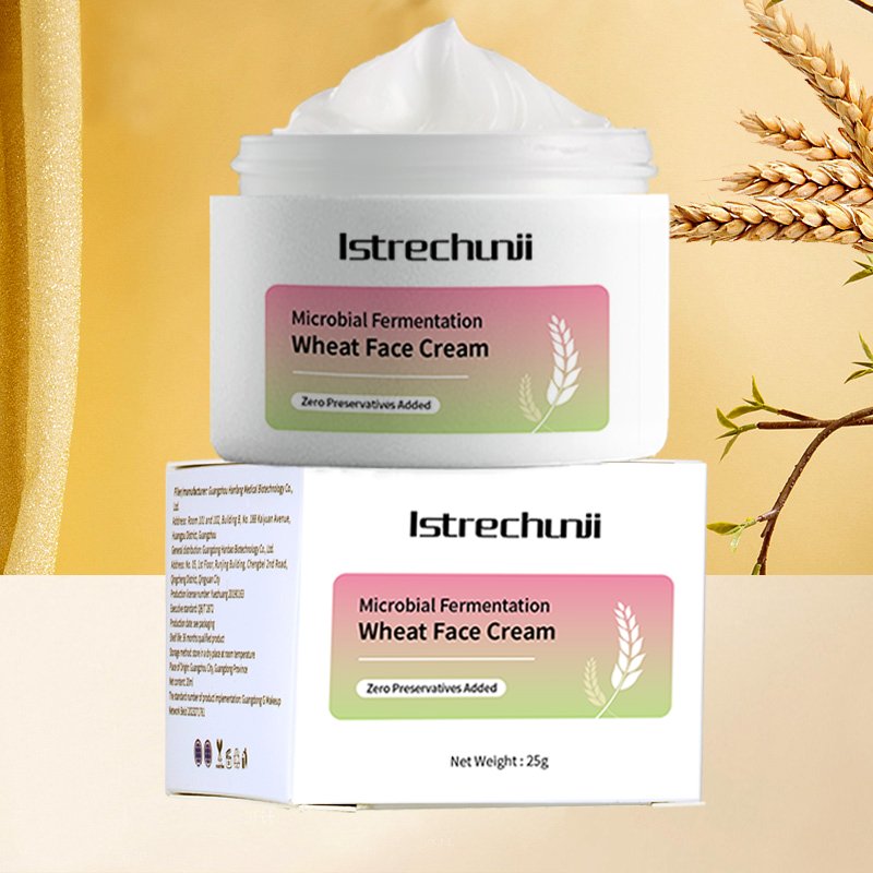 Microbial Fermentation Skin Care Products Rough Skin Anti Aging Wrinkle Lightening Blemish Whitening Wheat Face Cream