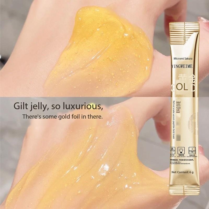 Retinol Gold Mask 6g*10 Snake Venom Peptide Cream facial OEM Skincare Wholesale Beauty Factory Price