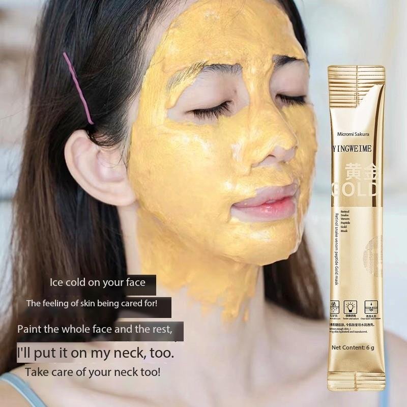 Retinol Gold Mask 6g*10 Snake Venom Peptide Cream facial OEM Skincare Wholesale Beauty Factory Price