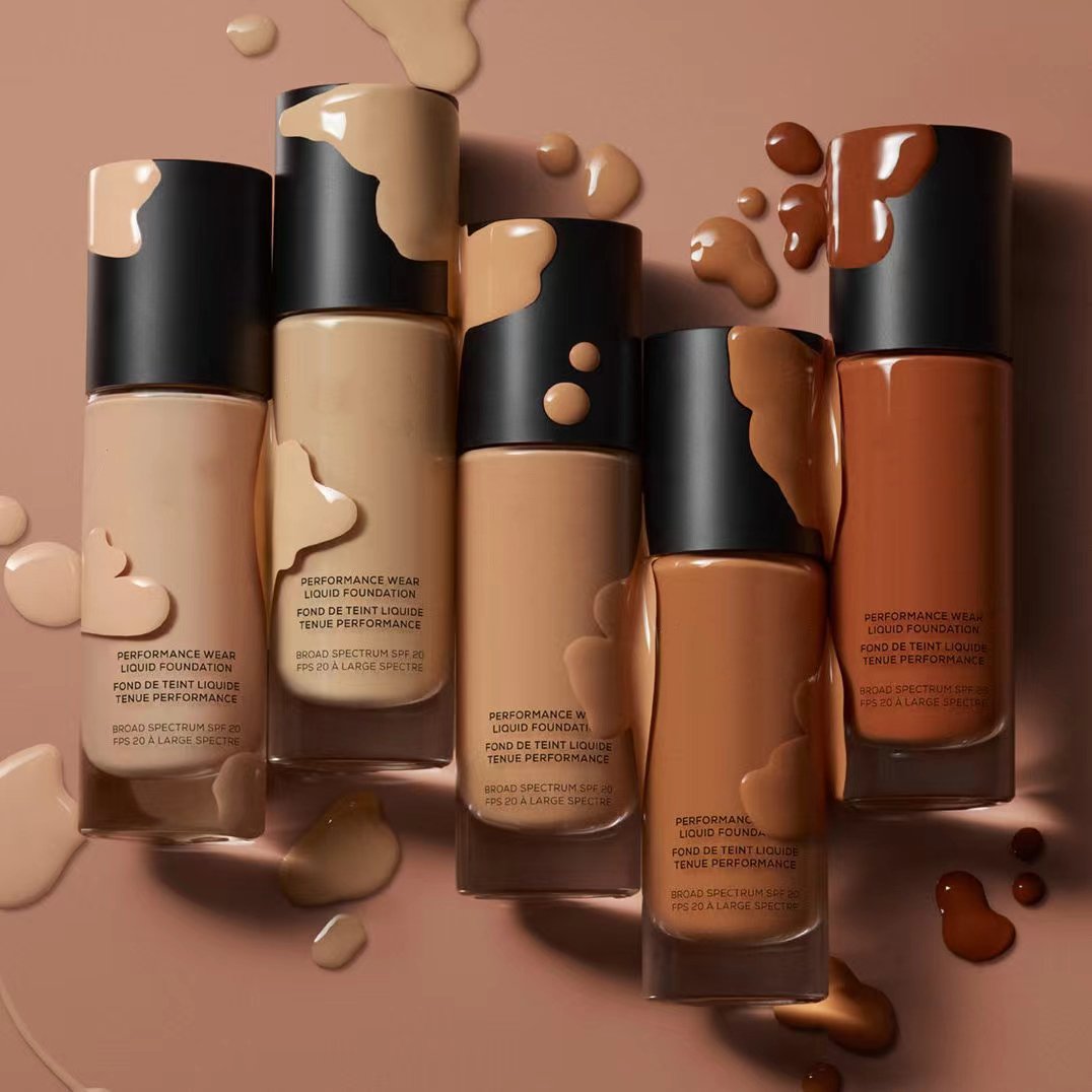 Vegan Foundation Natural Face Makeup Full Coverage Waterproof Long Lasting Liquid Private Label Matte Liquid Foundation
