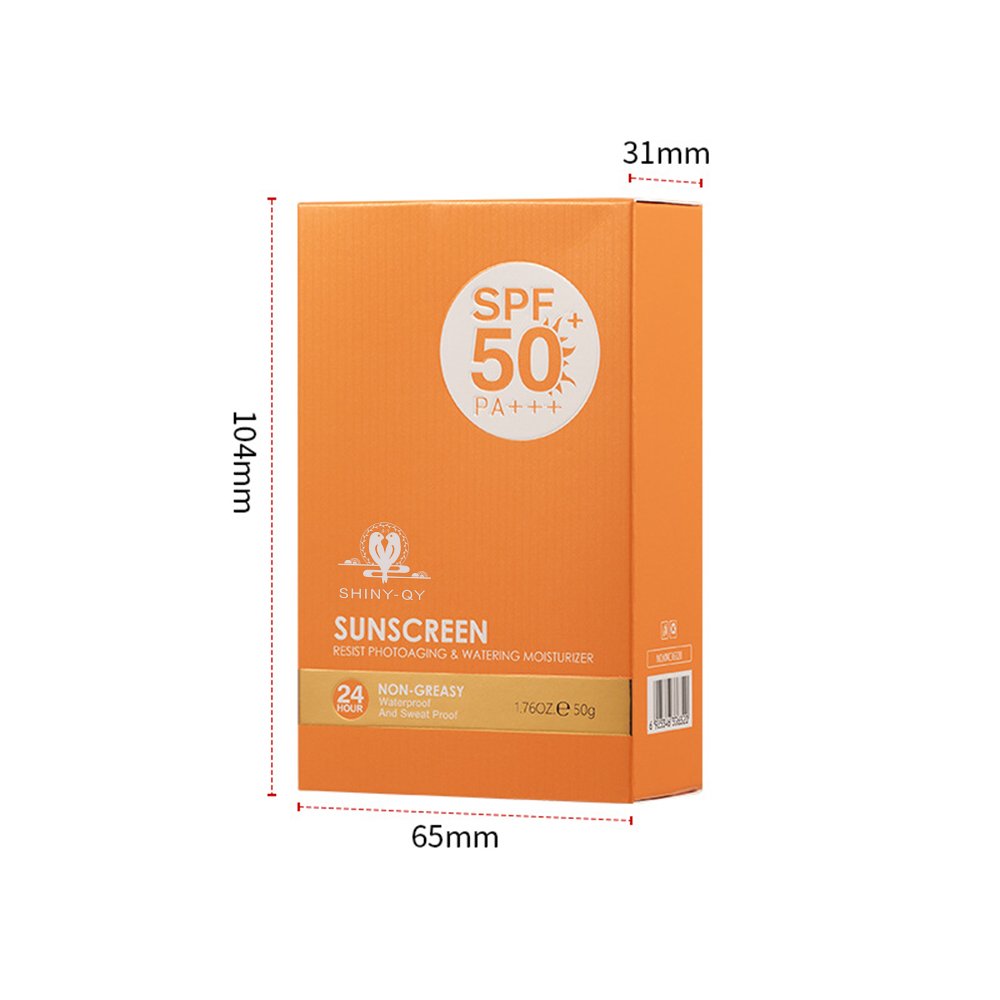 Wholesale Natural Tinted Lightweight Sun Protection Facial Moisturizer Whitening Organic Sunscreen Spf 50 Face Cream