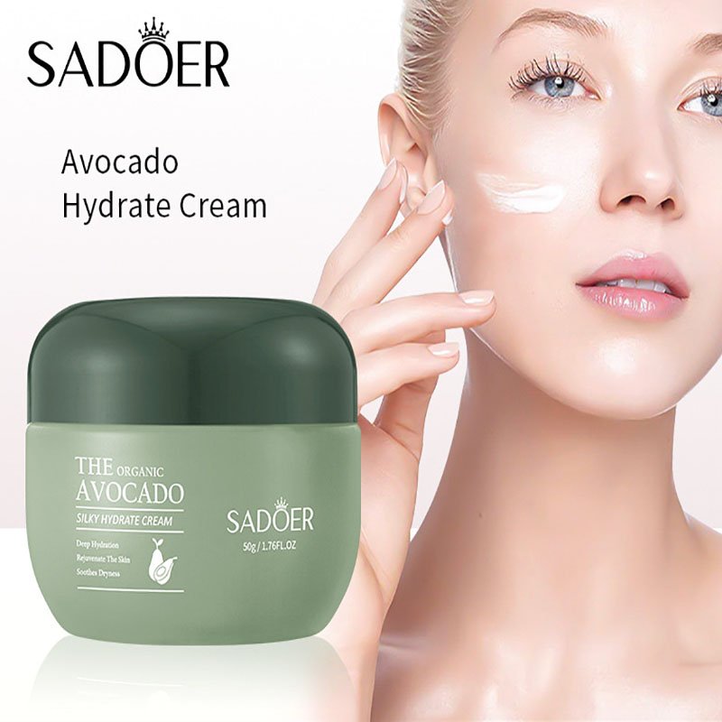 Silky Moisturizing Refreshing Non greasy Moisturizing Cream Avocado face cream