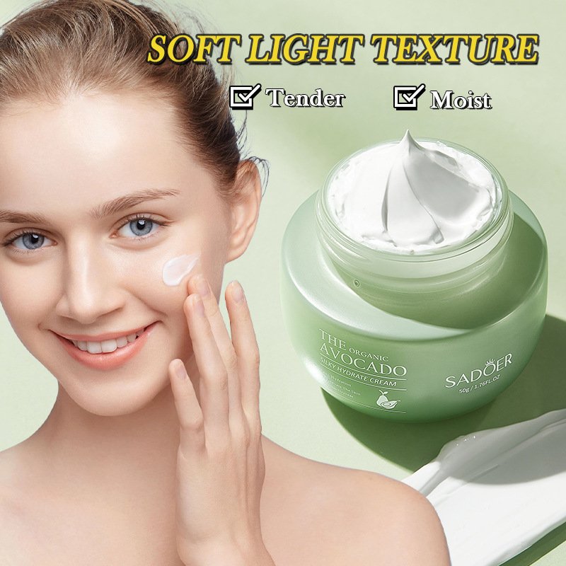 Silky Moisturizing Refreshing Non greasy Moisturizing Cream Avocado face cream