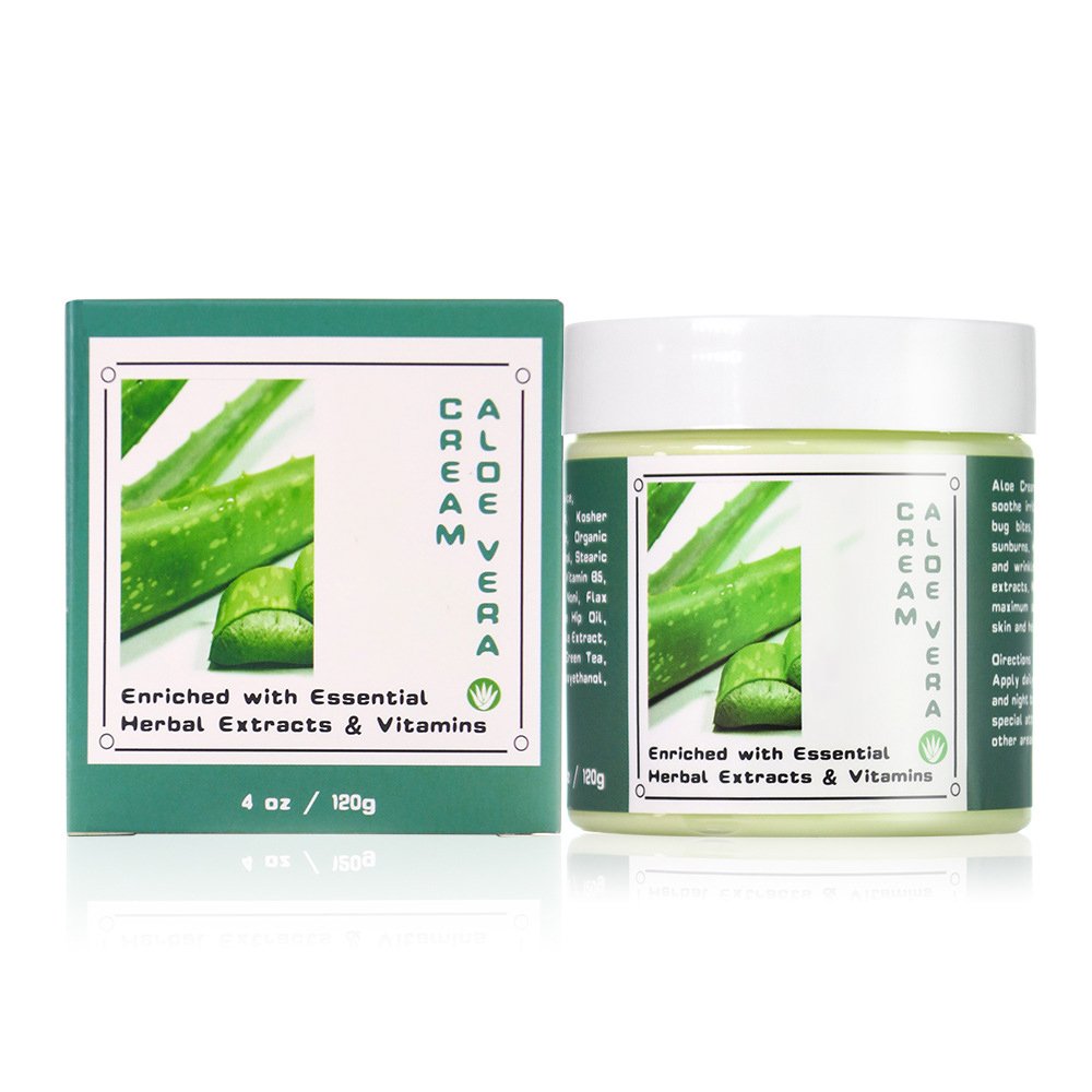 Customization Improve Roughness Dryness Anti-Aging Hydrating Moisturizing Aloe Face Cream