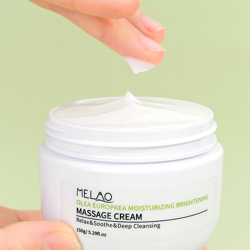 Olea Europara Massage Cream Herbal Brightening Skincare Product Private Label Skin Whitening Anti Aging Moisturizing Face Cream