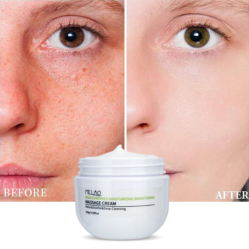 Olea Europara Massage Cream Herbal Brightening Skincare Product Private Label Skin Whitening Anti Aging Moisturizing Face Cream