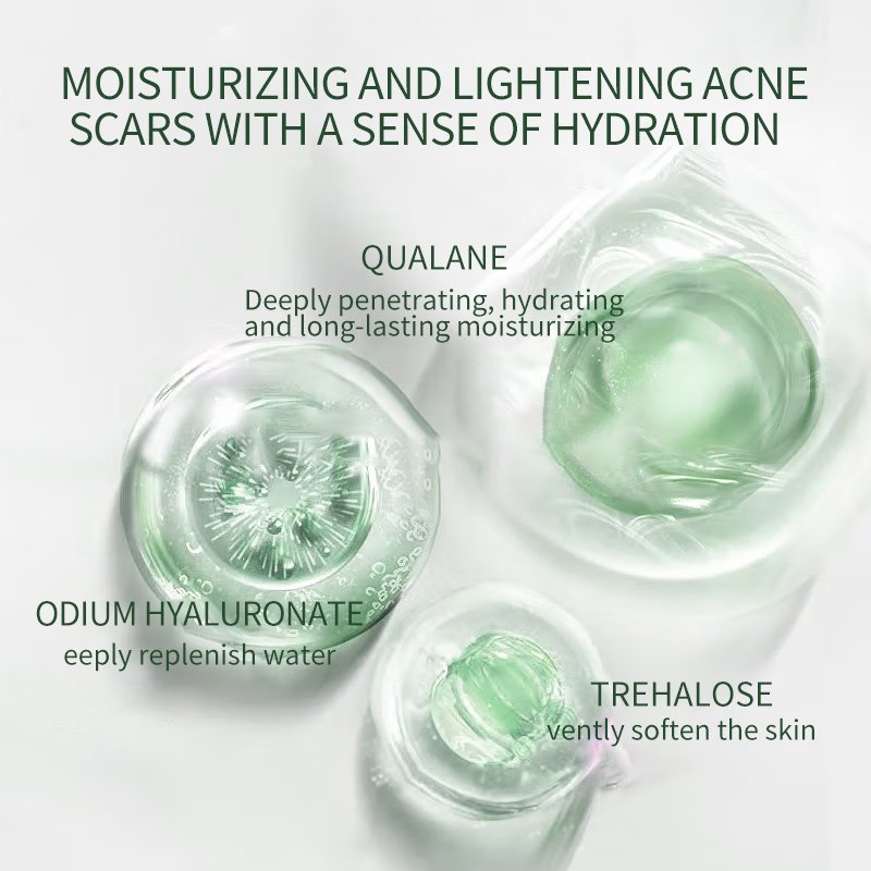 OEM/ODM Customised Top Natural Phytochemicals Whitening Tea Tree Moisturising Acne Repairing Blackhead Removal Face Cream