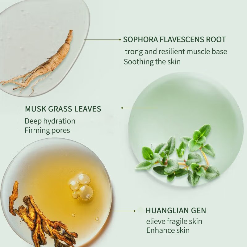 OEM/ODM Customised Top Natural Phytochemicals Whitening Tea Tree Moisturising Acne Repairing Blackhead Removal Face Cream