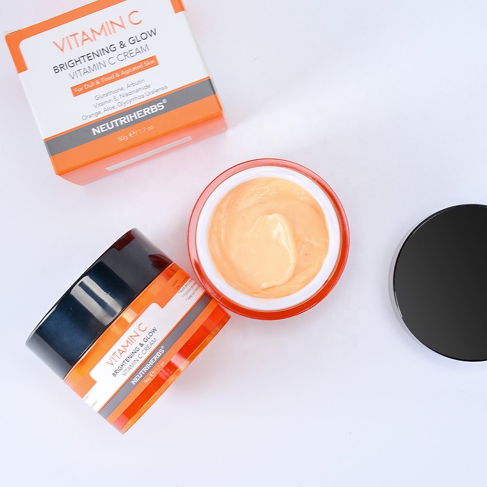 Skin Whitening Glowing Moisturizer Brightening Natural Organic Face Vitamin C Cream Glow Face Cream
